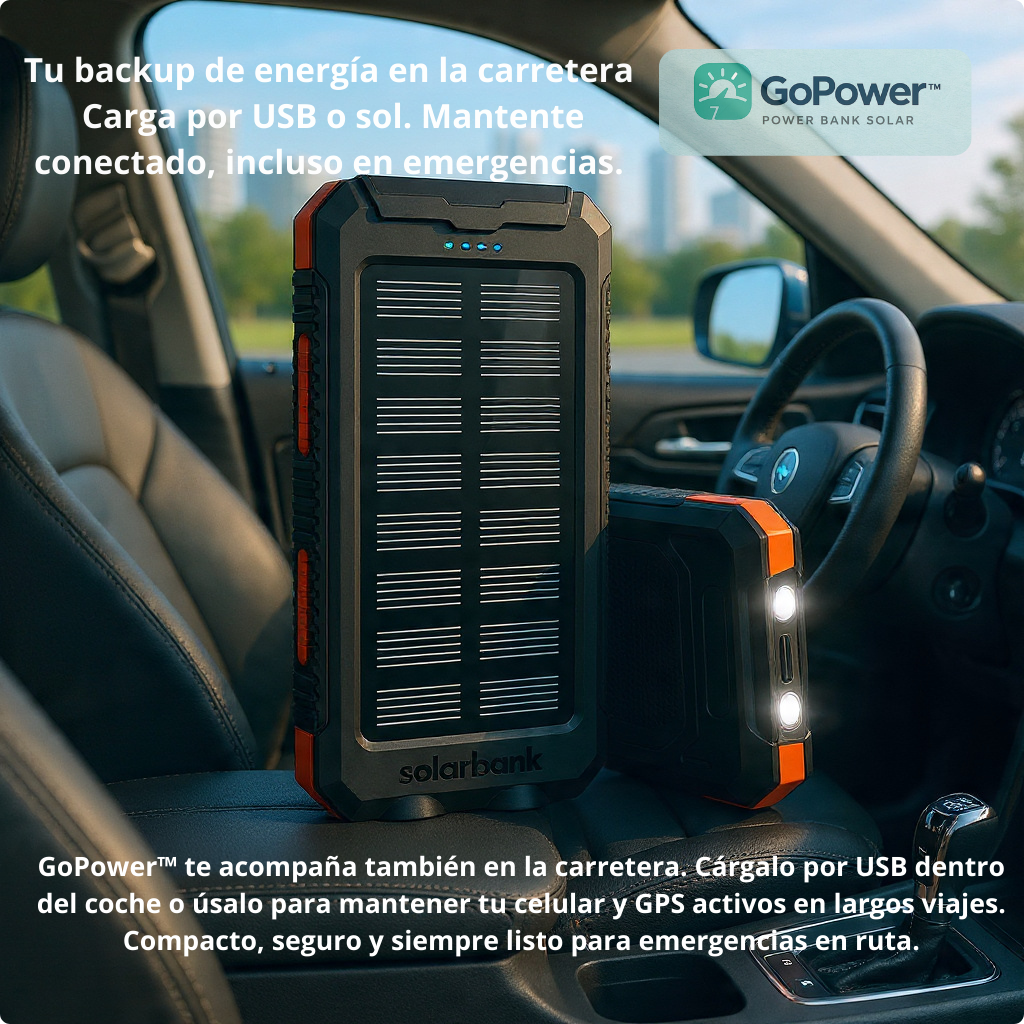 Energía portátil para apagones, viajes y emergencias