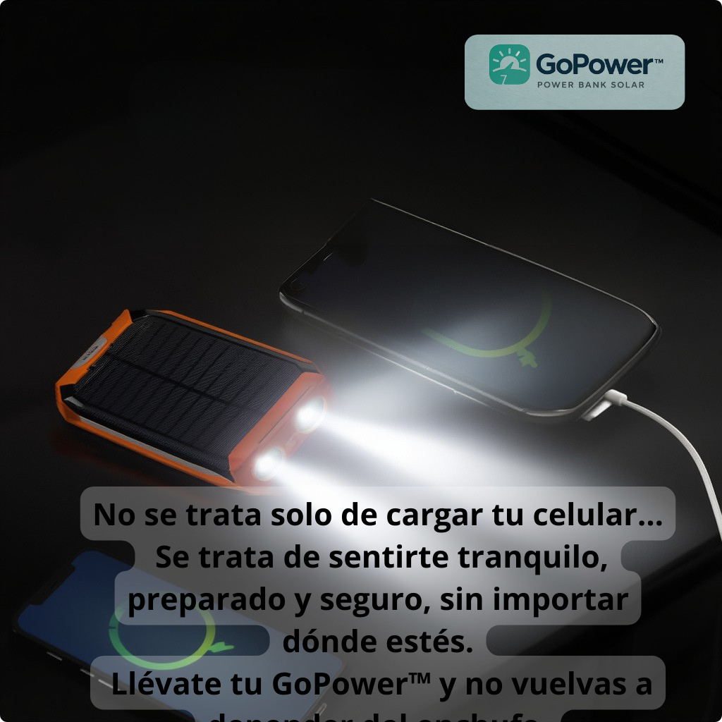 Energía portátil para apagones, viajes y emergencias