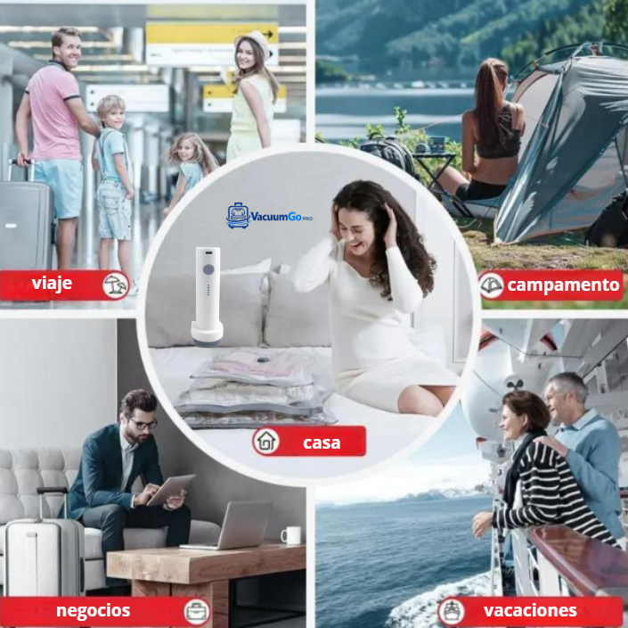 VacuumGo™ PRO - Sellador al Vacío Portátil Sin Cables