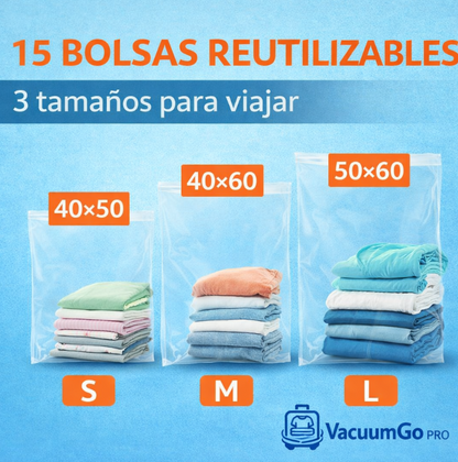 VacuumGo™ PRO - Sellador al Vacío Portátil Sin Cables
