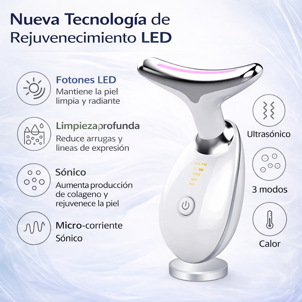 NeckLift Pro™ – Rejuvenece tu piel sin cirugía en minutos al día