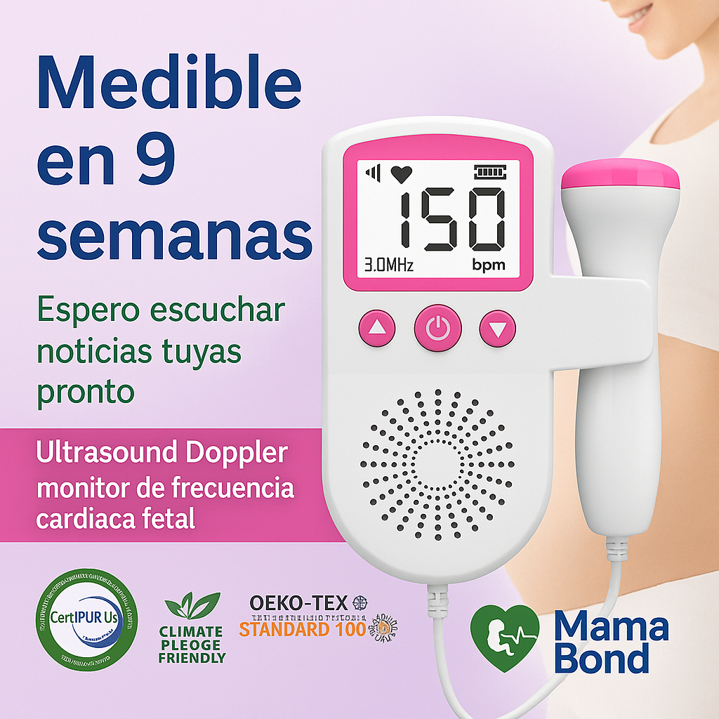 MamaBond™ Monitor Fetal - Tranquilidad y Presencia en Cada Latido