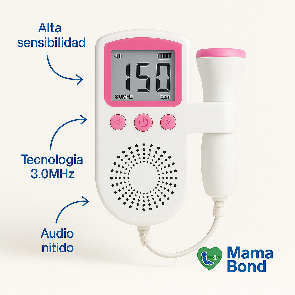MamaBond™ Monitor Fetal - Tranquilidad y Presencia en Cada Latido