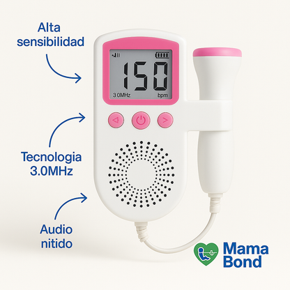 MamaBond™ Monitor Fetal - Tranquilidad y Presencia en Cada Latido