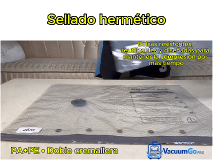 VacuumGo™ PRO - Sellador al Vacío Portátil Sin Cables