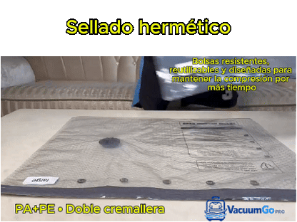 VacuumGo™ PRO - Sellador al Vacío Portátil Sin Cables